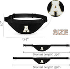 MAXTOP Large Crossbody Fanny Pack with 4-Zipper Pockets,Gifts for Enjoy Sports Festival Workout Traveling Running Casual Hands-Free Wallets Waist Pack Phone Bag Carrying All Phones