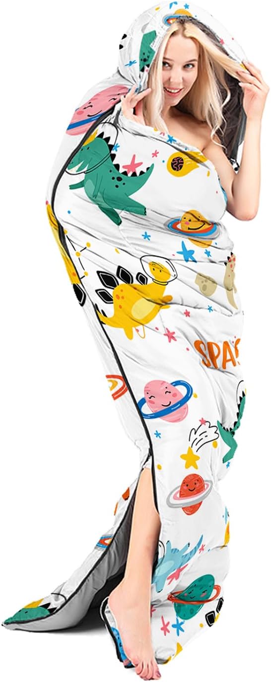 Sleeping Bags for Adults Kids,Backpacking Camping Sleeping Bag for Girls Boys Lightweight Waterproof Cold/Warm Weather Sleeping Bag for All Season