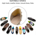Dr. Foot’s Heel Grips for Men and Women, Self-Adhesive Heel Cushion Inserts Prevent Heel Slipping, Rubbing, Blisters, Foot Pain, and Improve Shoe Fit - 2 Pairs(Khaki)