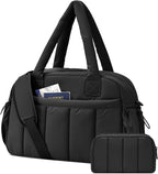 oscaurt Gym Bag for Women Lightweight Duffle Bag for Travel with Toiletry Pouch Water Resistant Carry On Weekender Overnight Duffel