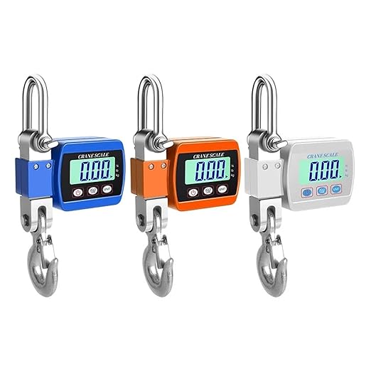 Digital Portable Luggage Scale - 500kg Capacity, Handheld Electronic Weight Scale with Display