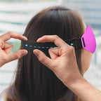 DTS 3D Sleep Mask for Back Side Sleeper Women Men Eye Mask for Sleeping Complete Light Blocking Night Blindfold Zero Pressure Spacious for Eye Lash Breathable Soft Flight Nap Travel (Pink)