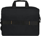 Amazon Basics Laptop Carrying Case with Shoulder Strap and Handle, Large Capacity, 15.6 in, Black (Pack of 6)