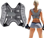 Prodigen Weighted Vest for Women and Men 8 12 16 20 25 30 Lbs with Reflective Stripe and Double Adjustable Buckle Straps Weight Vests for Strength Training, Jogging, Cardio, Weight Loss