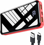 Portable Charger 27000mAh Power Bank, 22.5W Fast Charging USB C Battery Pack, 3 Outputs&2 Inputs, LED Display, External Battery Bank for iPhone 16/15/14 Pro, Android Cell Phone etc