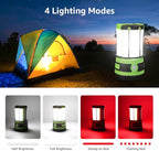 Lepro LED Camping Lantern Rechargeable or Battery Powered, 1000lm Camping Light with Detachable Flashlights Combo, 4 Modes, Portable Outdoor Lantern for Hiking, Hurricane Emergency, Fishing