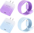 Phone 16 Pro Max Charger Fast Charging, 45W USB C i-Phone 16 Super Fast Charger Block with 10ft Long Type C Charging Cable Cord for iPhone 16/16 Pro/16 ProMax/16 Plus, 15/15 ProMax/Pro/Plus-Gradient