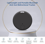 Aircawin Mini GPS Tracker, Key Item Finder Locator,No Monthly Fee App for iOS/Android 2023 Latest,Portable Anti-Lost Bluetooth Tag Item Tracker for Luggages/Kids/Pets/Phone/Wallet/Bag-2Pcs-Black+Blue
