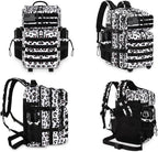 Military Tactical Backpack 45L Large Tactical Backpack for Men, Hiking Rucksack With Bottle Holder