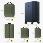 LEVEL8 Carry on Luggage Airline Approved, Small Carry on Suitcases with Wheels, Lightweight Hardside Textured Luggage for Travel, Tsa Approved, 20-Inch, Navy