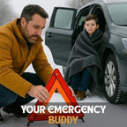 Wool Camping Blanket – 70% Wool Heavy-Duty Military Style Throw, Warm & Washable, Fire Retardant Cover for Emergency, Survival & Outdoor Use – Perfect for Camping, Car, Home & Hiking, Grey 66x90