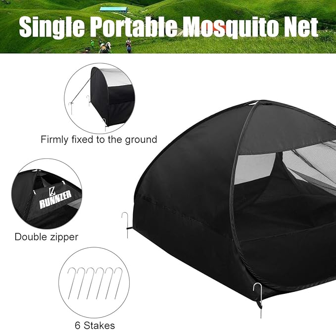 Single Person Pop Up Tent, 1 Person Mosquito Net Tent