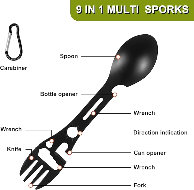 Camping Cooking Cookware Mess Kit - Non-Stick Lightweight Pot Pan Kettle Set with Collapsible Pour Over Coffee Dripper, Outdoor Kitchen Cook Essentials Gear for Camping Hiking Picnic