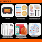 72 Hour Survival Kit - 228 Pieces Survival Gear and Supplies - 45L Go Bag Emergency Backpack, First Aid, Water Filter, Tools, Tent, Camping Essentials, Emergency Preparedness - The Alpha