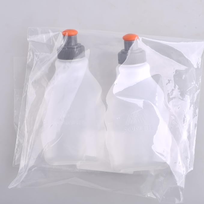 Azarxis Running Water Bottles Flask BPA Free Leakproof Hydration Vest Packs Waist Belt Replacement for Triathlon Marathon Hiking Cycling Climbing Runner