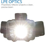 LUXPRO LP345V2 LED Headlamp - Bright 300 Lumen Head Lamp for Outdoors, Camping & Hiking - 6 Light Modes White, Green & Red Light - IPX4 Waterproof - Adjustable Headband - Batteries Included - 4 Pack