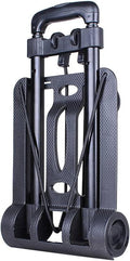 Eujgoov Small Folding Hand Truck 2 Wheels Dolly Portable Luggage Trolley Cart Lightweight for Travel Shopping