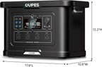 OUPES Exodus 2400 Solar Generator with a 240W Panel, 2400W / 2232Wh Portable Power Station with APP Control & UPS for RV, Home Backup, Professional Outdoor Use