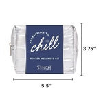 Pinch Provisions Winter Wellness Kit, 8 Skin Care Accessories & Essentials, Self-Care & Spa Gift with Reusable Eye Gels, Silicone Lip Scrubber, Metal Gua Sha, Moisturizing Socks & More