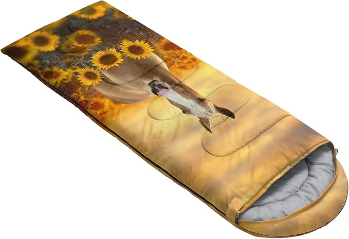 QOOMO Camping Sleeping Bags,3 Season Warm & Cool Weather,Lightweight,Waterproof Sleeping Bags for Adults & Kids,Traveling,and Outdoors,Camping Gear Equipment