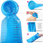 YGDZ 45 Pack Vomit Bags - Disposable Barf Bags for Travel, Motion Sickness, Nausea - 1000ml Blue