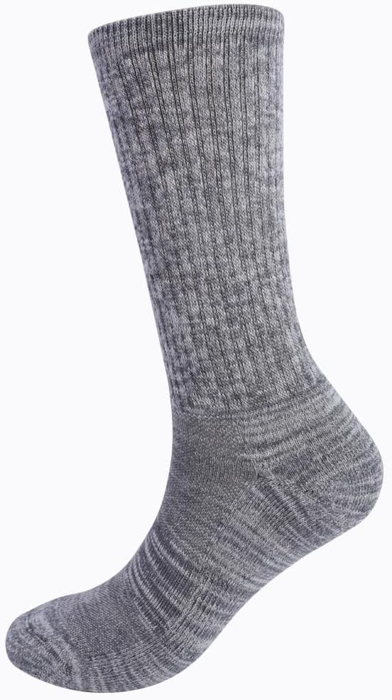 EnerWear 4 Pack Women's Merino Wool Outdoor Hiking Trail Crew Sock