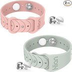 Hion Motion Sickness Bracelets Sea Sickness Wristbands for Motion Sickness/Morning Sickness/Pregnancy Nausea Anti Nausea Wristband Acupressure Nausea Bands Motion Sickness Bands(Beryl+Pink