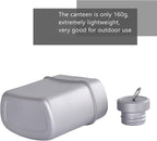 Boundless Voyage 1100ml Titanium Military Canteen Lightweight Camping Water Bottle with Storage Bag, BPA-Free Outdoor Hydration for Hiking, Backpacking & Survival Gear Ti2047C