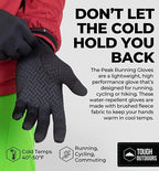 Winter Gloves for Men Cold Weather – Thin Glove – Winter Gloves w/ Touchscreen Finger – Thin Warm Glove for Women