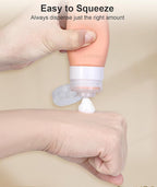 Quatish 20 Pack Travel Bottles for Toiletries, Original Patented, TSA Approved Travel Size Containers, Leak Proof Silicone Shampoo and Conditioner Bottles Women & Men, Airplane Essentials, Multi