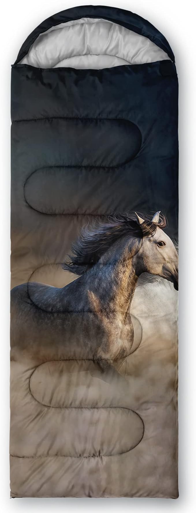 QOOMO Camping Sleeping Bags,3 Season Warm & Cool Weather,Lightweight,Waterproof Sleeping Bags for Adults & Kids,Traveling,and Outdoors,Camping Gear Equipment