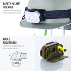 Claymore HEADY2 Black Rechargeable Wearable Light – 350 Lumens Headlamp 3 Light Modes USB-C Rechargeable IP54 Water-Resistant Up to 40 Hrs Runtime for Camping, Running, Outdoor