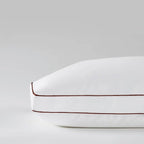 Saatva Latex Pillow - High Loft (6" - 7") - Hypoallergenic Pillow with Shredded Latex Core - Breathable - Machine Washable Organic Cotton Cover - King (34"x18") 1 Pack