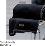 100% Wool Blanket, 48" x 62", Warm, Thick, Washable, Military Wool Blanket, Great for Camping, Outdoors, Sporting Events, Survival Kits