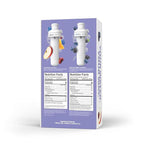 Cirkul 32oz. Matte Periwinkle Stainless Steel Water Bottle Starter Kit with Periwinkle Lid, 2 Flavor Cartridges (1 LifeSip Blackberry Blueberry, 1 GoSip Berry Blue Punch) No Sugar, Zero Calorie Drink Mix