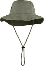 Wide Brim Hiking Fishing Safari Boonie Bucket Hats 100% Cotton UV Sun Protection for Men Women Outdoor Activities
