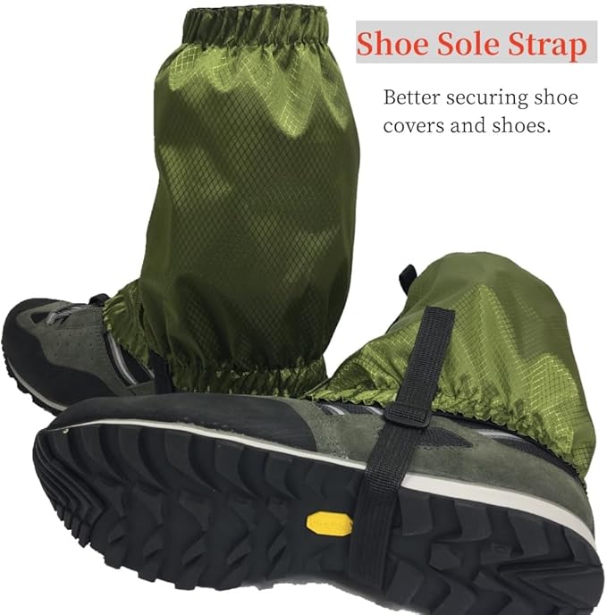 Waterproof Gaiters,Hiking Gaiters,Lightweight Adjustable Leg Gaiters for Men Women,Available in All Seasons,Hiking,Skiing,Mountain Climbing,etc.