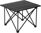 ROCK CLOUD Portable Camping Table Ultralight Aluminum Camp Table Folding Compact Beach Table for Camping Hiking Backpacking Outdoor Picnic(Reinforced Frame-Small)