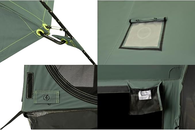 WHITEDUCK Rover Canvas Scout Tent, Waterproof, 4 Season Luxury Outdoor Camping and Glamping Yurt Tent