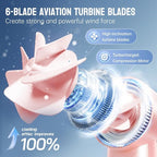 Mini Face Fan For Skincare: Portable Small Pocket Handheld Personal Rechargeable Battery Operated USB Charger Keep Your Makeup For Travel Beach (Pink)