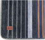 QISU Alpaca Wool Blanket Throw | Large, Beautiful, Warm, Variegated | 85 x 65 inches | Ultra-Soft, Hypoallergenic and Breathable | Non-Itchy or Scratchy Fabric (Grey Autumns)