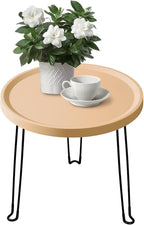 Home or Outdoor Multi-Functional Folding Portable Space-Saving Table (Brown)