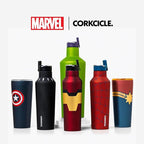 Corkcicle Sport Canteen - Keeps Beverages Cold 25 Hours - Triple Insulated Stainless Steel - Screw-On Lid - Reusable Bottle - Summer Drinkware Gift - Keeps Drinks Ice Cold - 20 oz - Spider-Man