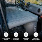 Luno Van Front Cab AIR Mattress - Inflatable Sleeping Van Bed for Travelers & Campers - Front Seat Air Mattress Fits Ford Transit, Mercedes Sprinter, RAM Promaster, Winnebago Solis & Other Vans