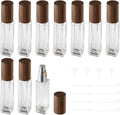 Perfume Atomizer, Glass Perfume Container,Travel Bottle Refillable, Empty Portable Leakproof Frangrance Spray Bottle (10pcs 10ml/0.3oz)