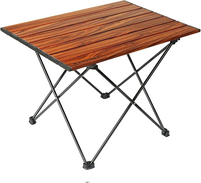 ROCK CLOUD Portable Camping Table Ultralight Aluminum Camp Table Folding Beach Table for Camping Hiking Backpacking Outdoor Picnic, Size M