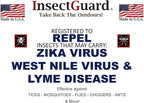 Permethrin Treated Repels Tick Mosquitoes Flies Chiggers & More Insect Repellent Complete 3 Packages