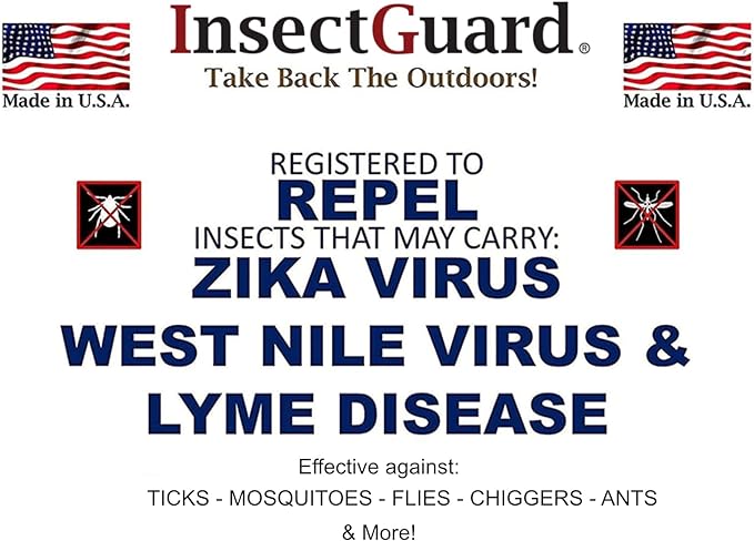 Permethrin Treated Repels Tick Mosquitoes Flies Chiggers & More Insect Repellent Complete 1 Packages