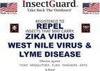 Permethrin Treated Repels Tick Mosquitoes Flies Chiggers & More Insect Repellent Complete 1 Packages