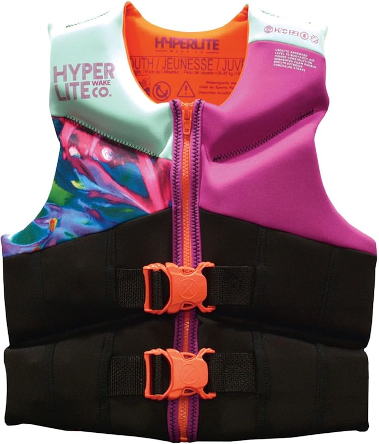 HyperLite Elite Infant/Toddler, Child & Youth Life Jackets – USCG Approved for Boating, Water Sports & Swimming